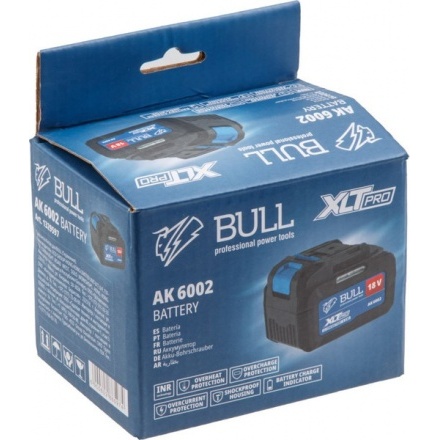 Аккумулятор для электроинструмента Bull AK 6002 18.0 В / 1329597 Аккумулятор для электроинструмента Bull AK 6002 18.0 В / 1329597