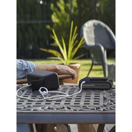 Аккумулятор для электроинструмента Greenworks G24B4 24V 4Ач / 2940407 (с 2-мя USB-C разъемами) Аккумулятор для электроинструмента Greenworks G24B4 24V 4Ач / 2940407 (с 2-мя USB-C разъемами)