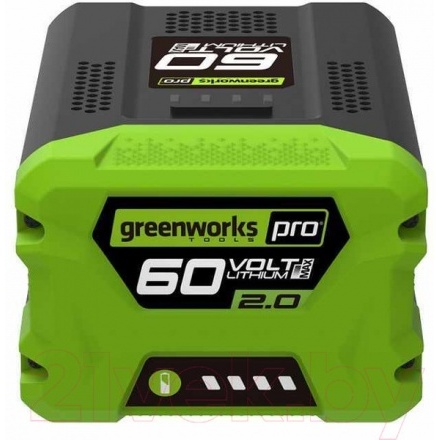 Аккумулятор для электроинструмента Greenworks G60B2 (2918307) Аккумулятор для электроинструмента Greenworks G60B2 (2918307)