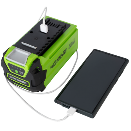 Аккумулятор для электроинструмента Greenworks G40USB2 40V 2Ач / 2939407 Аккумулятор для электроинструмента Greenworks G40USB2 40V 2Ач / 2939407