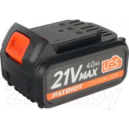Аккумулятор для электроинструмента PATRIOT BR 21V Max Li-ion 4.0Ah Pro UES Аккумулятор для электроинструмента PATRIOT BR 21V Max Li-ion 4.0Ah Pro UES