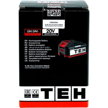 Аккумулятор для электроинструмента TEH LB4.0Ah 20V 10C Аккумулятор для электроинструмента TEH LB4.0Ah 20V 10C