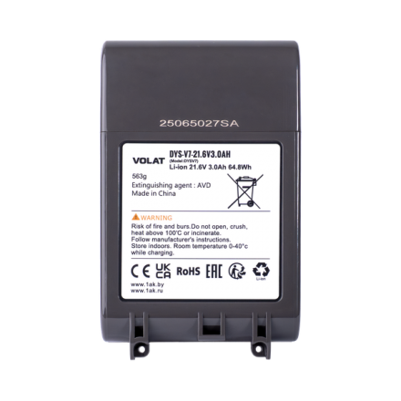 Аккумулятор для электроинструмента VOLAT VT-DYS-V7-21.6V3.0AH Аккумулятор для электроинструмента VOLAT VT-DYS-V7-21.6V3.0AH