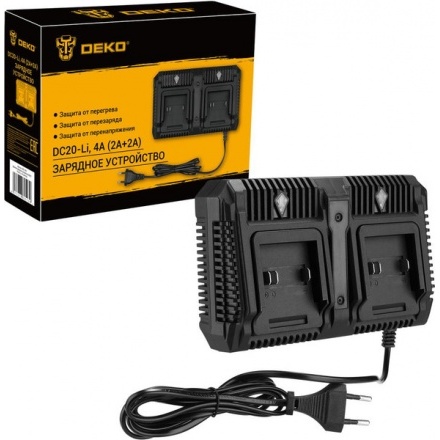 Зарядное устройство для электроинструмента Deko DC20-Li 4А / 083-1051 Зарядное устройство для электроинструмента Deko DC20-Li 4А / 083-1051