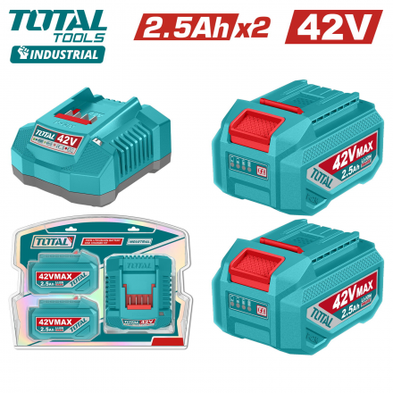 Аккумулятор для электроинструмента TOTAL С зарядным устройством / TFBCPM25221 Аккумулятор для электроинструмента TOTAL С зарядным устройством / TFBCPM25221