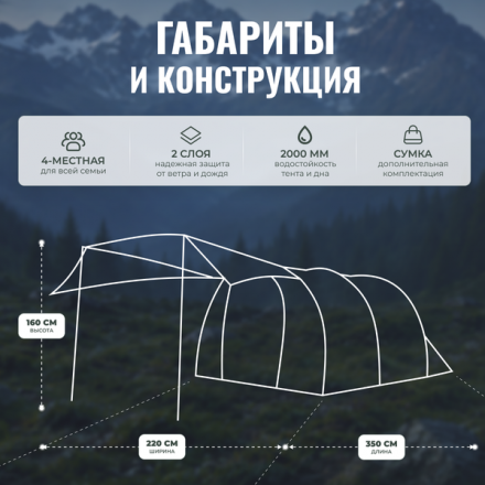 Палатка Lanyu 1125 (коричневый/желтовато-коричневый/оранжевый) Палатка Lanyu 1125 (коричневый/желтовато-коричневый/оранжевый)