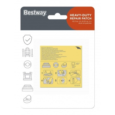 Ремкомплект Bestway 62068 (6.5x6.5см, 10шт) Ремкомплект Bestway 62068 (6.5x6.5см, 10шт)