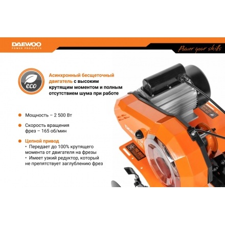 Культиватор электрический DAEWOO DAT 2500E Культиватор электрический DAEWOO DAT 2500E