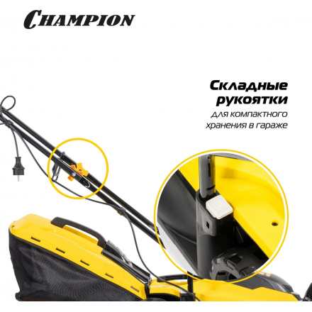Газонокосилка электрическая Champion EM3313 Газонокосилка электрическая Champion EM3313
