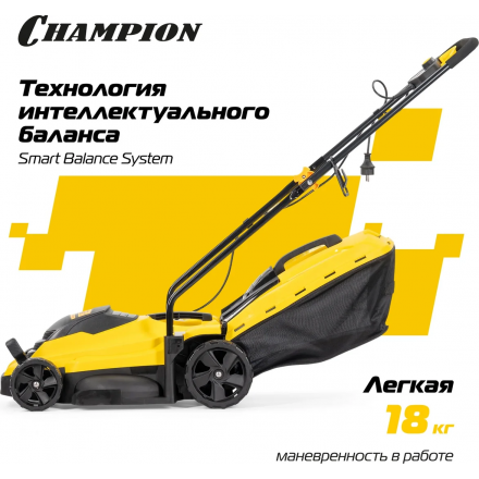 Газонокосилка электрическая Champion EM3313 Газонокосилка электрическая Champion EM3313