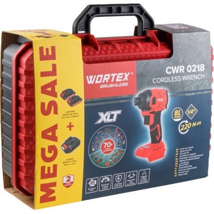 Винтоверт Wortex CWR 0218 1329731 (с 2-мя АКБ, кейс) Винтоверт Wortex CWR 0218 1329731 (с 2-мя АКБ, кейс)