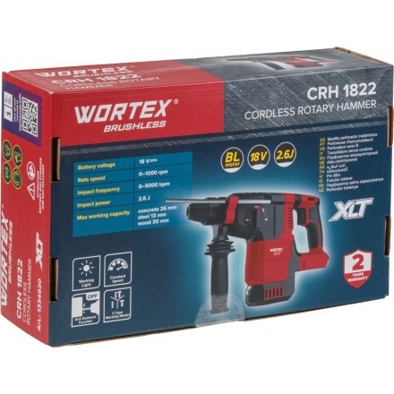 Перфоратор Wortex CRH 1822 Solo 1334920 (без АКБ) Перфоратор Wortex CRH 1822 Solo 1334920 (без АКБ)
