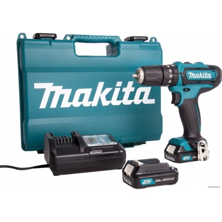 Ударная дрель-шуруповерт Makita HP332DWAE (с 2-мя АКБ, кейс) Ударная дрель-шуруповерт Makita HP332DWAE (с 2-мя АКБ, кейс)