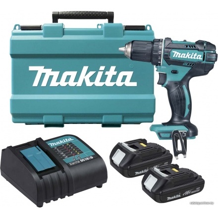 Дрель-шуруповерт Makita DDF482SYE (с 2-мя АКБ) Дрель-шуруповерт Makita DDF482SYE (с 2-мя АКБ)