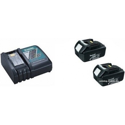 Перфоратор Makita DHR242RFE (с 2-мя АКБ, кейс) Перфоратор Makita DHR242RFE (с 2-мя АКБ, кейс)