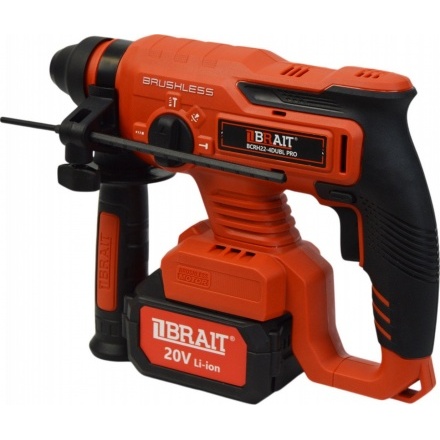 Перфоратор Brait BCRH22-4DUBL PRO (с 2-мя АКБ, кейс) Перфоратор Brait BCRH22-4DUBL PRO (с 2-мя АКБ, кейс)