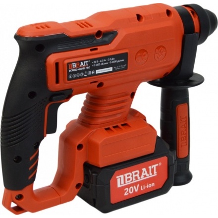 Перфоратор Brait BCRH22-4DUBL PRO (с 2-мя АКБ, кейс) Перфоратор Brait BCRH22-4DUBL PRO (с 2-мя АКБ, кейс)