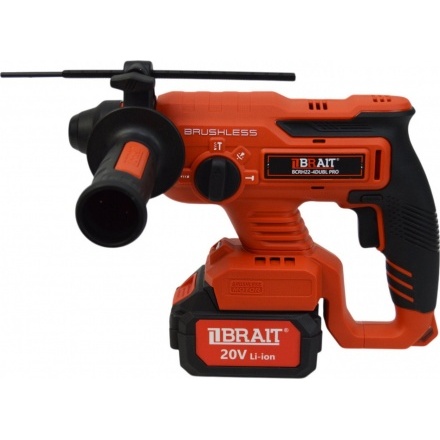 Перфоратор Brait BCRH22-4DUBL PRO (с 2-мя АКБ, кейс) Перфоратор Brait BCRH22-4DUBL PRO (с 2-мя АКБ, кейс)