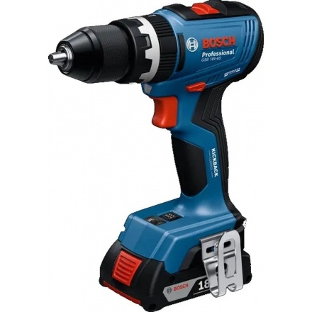Ударная дрель-шуруповерт Bosch GSB 18V-65 Professional 06019N3100 (с 2-мя АКБ, кейс) Ударная дрель-шуруповерт Bosch GSB 18V-65 Professional 06019N3100 (с 2-мя АКБ, кейс)