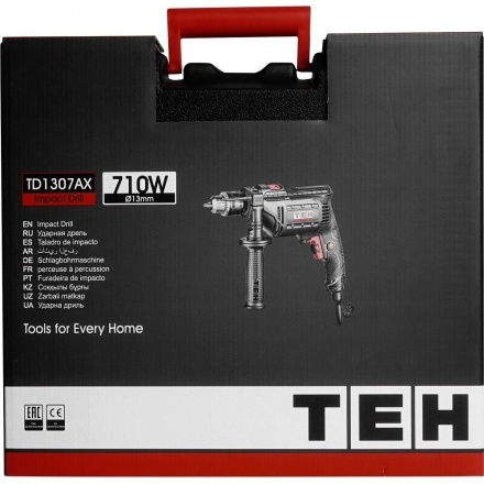 Ударная дрель TEH TD1307AX (кейс) Ударная дрель TEH TD1307AX (кейс)