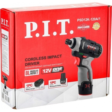 Винтоверт P.I.T. PSD12K-120A/1 (с 1-им АКБ) Винтоверт P.I.T. PSD12K-120A/1 (с 1-им АКБ)