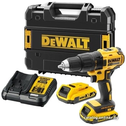 Дрель-шуруповерт DeWalt DCD777D2T-QW (с 2-мя АКБ, кейс) Дрель-шуруповерт DeWalt DCD777D2T-QW (с 2-мя АКБ, кейс)