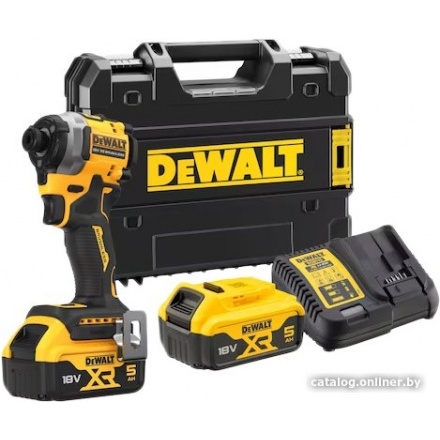 Винтоверт DeWalt DCF850P2T (с 2-мя АКБ 5 Ач, кейс) Винтоверт DeWalt DCF850P2T (с 2-мя АКБ 5 Ач, кейс)