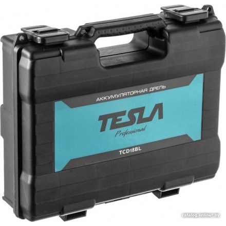 Дрель-шуруповерт Tesla TCD18BL 840369 (с 2-мя АКБ, кейс) Дрель-шуруповерт Tesla TCD18BL 840369 (с 2-мя АКБ, кейс)