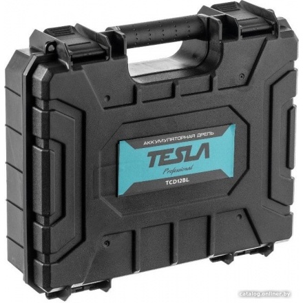 Дрель-шуруповерт Tesla TCD12BL 834528 (с 2-мя АКБ, кейс) Дрель-шуруповерт Tesla TCD12BL 834528 (с 2-мя АКБ, кейс)