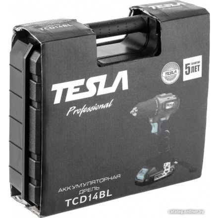 Дрель-шуруповерт Tesla TCD14BL 840368 (с 2-мя АКБ, кейс) Дрель-шуруповерт Tesla TCD14BL 840368 (с 2-мя АКБ, кейс)