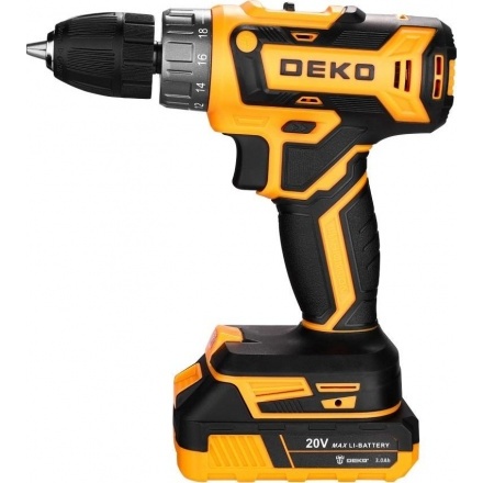 Дрель-шуруповерт Deko Banger 20V ONE+ 083-1109 (с 2-мя АКБ, кейс) Дрель-шуруповерт Deko Banger 20V ONE+ 083-1109 (с 2-мя АКБ, кейс)
