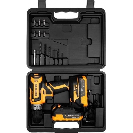 Дрель-шуруповерт Deko Banger 20V ONE+ 083-1109 (с 2-мя АКБ, кейс) Дрель-шуруповерт Deko Banger 20V ONE+ 083-1109 (с 2-мя АКБ, кейс)