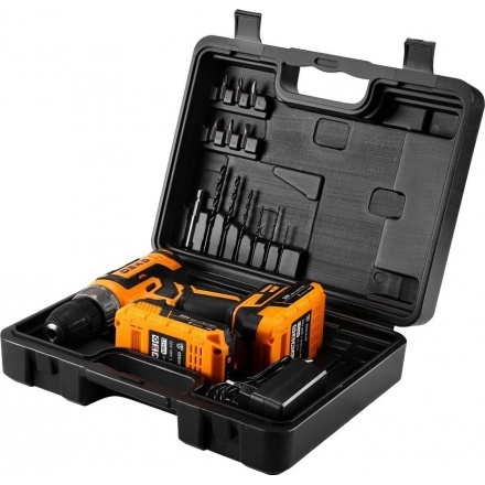Дрель-шуруповерт Deko Banger 20V ONE+ 083-1109 (с 2-мя АКБ, кейс) Дрель-шуруповерт Deko Banger 20V ONE+ 083-1109 (с 2-мя АКБ, кейс)