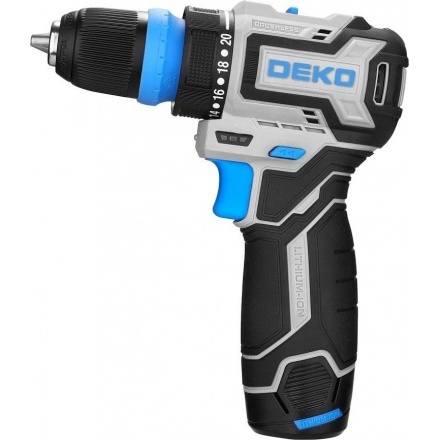 Дрель-шуруповерт Deko Loner 12V PRO 085-1122 (с 2-мя АКБ, кейс) Дрель-шуруповерт Deko Loner 12V PRO 085-1122 (с 2-мя АКБ, кейс)
