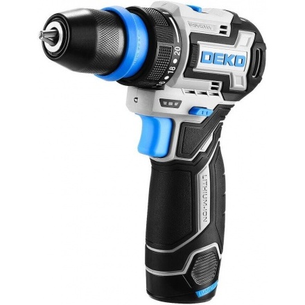 Дрель-шуруповерт Deko DKCD12 PRO ONE 085-1320 (с 2-мя АКБ, кейс) Дрель-шуруповерт Deko DKCD12 PRO ONE 085-1320 (с 2-мя АКБ, кейс)