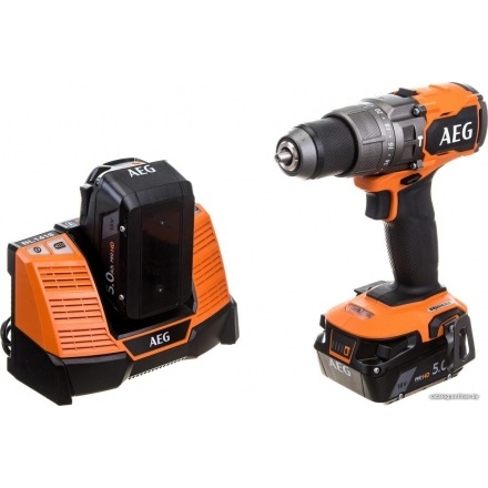 Ударная дрель-шуруповерт AEG Powertools BSB 18C3BL-502C 4935478939 (с 2-мя АКБ 5 Ач, кейс) Ударная дрель-шуруповерт AEG Powertools BSB 18C3BL-502C 4935478939 (с 2-мя АКБ 5 Ач, кейс)