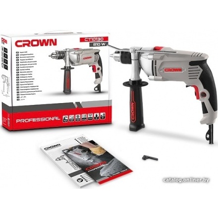 Ударная дрель Crown CT10130 420190 Ударная дрель Crown CT10130 420190