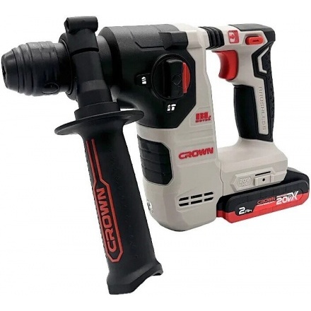 Перфоратор Crown CT28018HX-2S BMC (с 2-мя АКБ, кейс) Перфоратор Crown CT28018HX-2S BMC (с 2-мя АКБ, кейс)