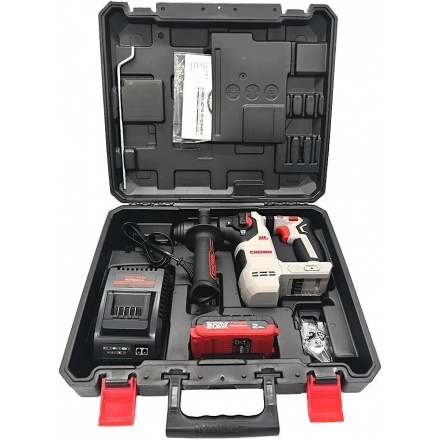 Перфоратор Crown CT28018HX-2S BMC (с 2-мя АКБ, кейс) Перфоратор Crown CT28018HX-2S BMC (с 2-мя АКБ, кейс)