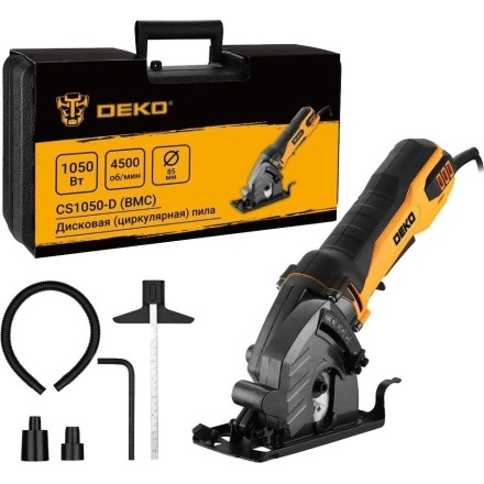 Дисковая погружная пила Deko CS1050-D 083-1103 (кейс) Дисковая погружная пила Deko CS1050-D 083-1103 (кейс)