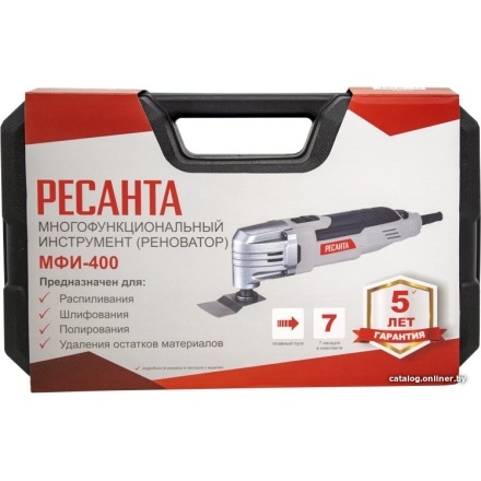 Реноватор Ресанта МФИ-400 (с кейсом) 75/4/2 Реноватор Ресанта МФИ-400 (с кейсом) 75/4/2