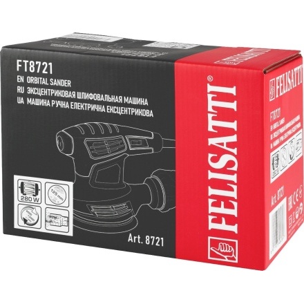 Эксцентриковая шлифмашина Felisatti FT8721 Эксцентриковая шлифмашина Felisatti FT8721