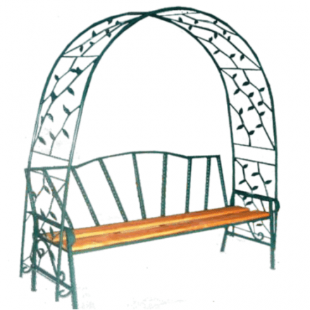 Скамейка №8 с аркой