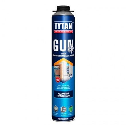Пена монтажная для пистолета Tytan Professional GUN зима 750 мл