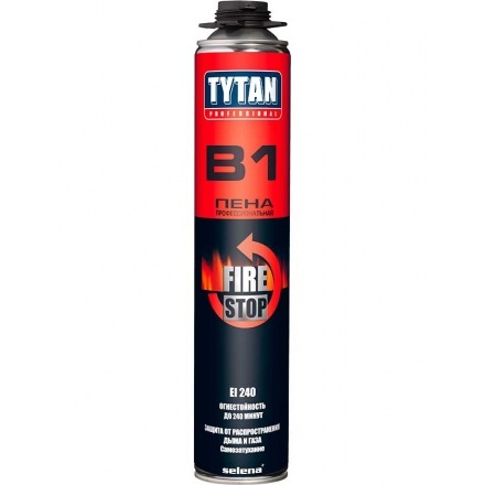 Пена монтажная профессиональная Tytan Professional В1 огнестойкая 750 мл