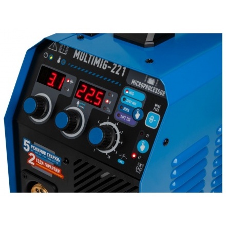Полуавтомат сварочный Solaris MULTIMIG-221 Полуавтомат сварочный Solaris MULTIMIG-221