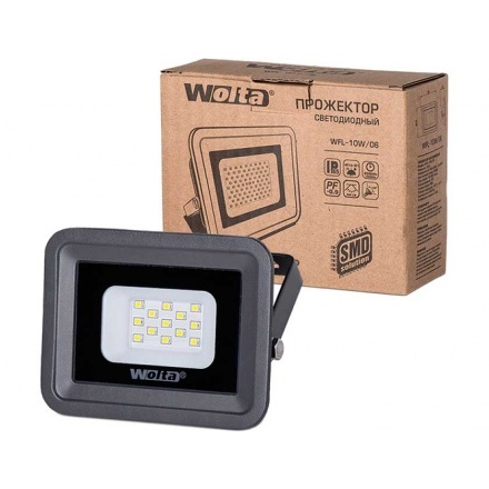 Прожектор светодиодный Wolta WFL-10W/06 (IP65, 10 Вт)