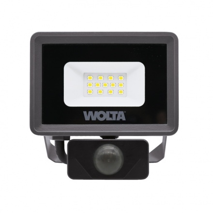 Прожектор светодиодный Wolta WFL-10W/06S с датчиком движения