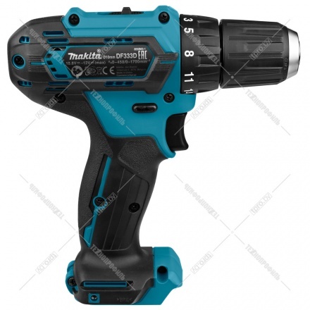 Дрель-шуруповерт аккумуляторная Makita DF333DZ Дрель-шуруповерт аккумуляторная Makita DF333DZ