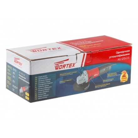 Одноручная углошлифмашина WORTEX AG 1213-3 E Одноручная углошлифмашина WORTEX AG 1213-3 E